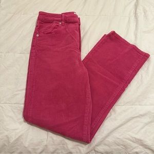 NWT Rollas Original High Rise Straight Corduroy Pants